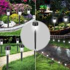 Saska Garden, lampa solarna plastikowa LED, 4,5-31 cm, 4 szt.