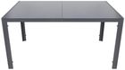 Saska Garden, stół ogrodowy, ciemny szary, 150-90-73 cm