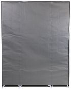 Saska Garden, szafa tekstylna, szara, 175-133-43 cm, 28873