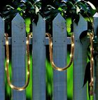 Saska Garden, sznur jutowy z lampami solar, 60 led, 4.5 m