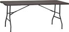 Saska Garden, Woodland, stół cateringowy, ciemny szary, 180-74 cm