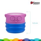 Sassy, Magnetyczni kumple, sowy, klocki sensoryczne, 4 elementy