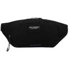 Saszetka na biodro, nerka, czarna, Peterson
