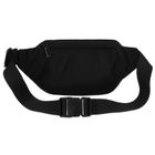 Saszetka na biodro, nerka, czarna, Peterson