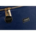 Saszetka na biodro, nerka, granatowa, Peterson