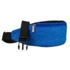 Saszetka na biodro, nerka, niebiesko-czarna, Loren