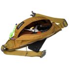 Saszetka na biodro, nerka, żółta, Peterson