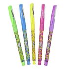 Scentos, pachnące długopisy, żelowe, neonowe, 5 kolorów