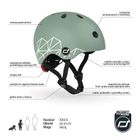 Scoot & Ride, kask ochronny, Green Lines, rozmiar 45-51 cm