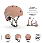 Scoot & Ride, kask ochronny, Mocha, rozmiar 45-51 cm