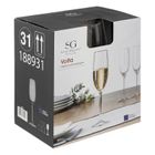 Secret de Gourmet, kieliszki do szampana volta, 6-210 ml