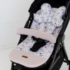 Sensillo, Velvet, wkładka do wózka, bloom beige