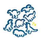 SES Creative, Dinozaury, megazestaw: ciastolina, 7-90g + foremki, 7 szt.