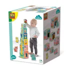 SES Creative, wieża z klocków, zwierzęta