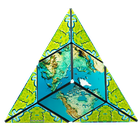 Shashibo, kostka magnetyczna, łamigłówka, Earth