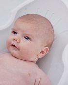 Shnuggle, leżaczek do kąpieli noworodka, eucalyptus