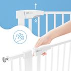 Sipo, bramka zabezpieczająca na schody, barierka ochronna, biała