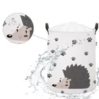 Sipo, kosz na zabawki XL, bawełniany, wodoodporny, zamykany na ściągacz, Jeżyk