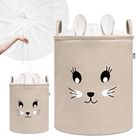 Sipo, kosz na zabawki XXL, wersja premium, zamykany na ściągacz, Królik