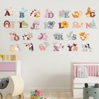 Sipo, naklejki na ścianę do pokoju dziecięcego, Alfabet zwierzątka