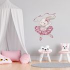 Sipo, naklejki na ścianę do pokoju dziecięcego, Króliczek Baletnica