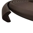 Sipo, piankowa taśma zabezpieczająca ostre krawędzie mebli, 2 metry, brązowa