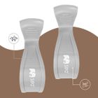 Sipo, zestaw uniwersalnych klipsów do wózka, szare, 2 szt.