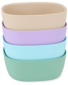 Skip Hop, miska dla dziecka, silikonowa, squad blue