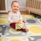Skip Hop, Playspot, mata piankowa, szaro-złota