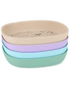 Skip Hop, talerzyk dla dziecka, silikonowy, squad oat