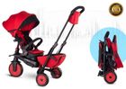 Smart Trike, składany rowerek dziecięcy z funkacją wózka, 8w1, STR7, czerwony