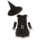 Smiki, Czarownica, sukienka z kapeluszem, strój dla dzieci