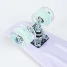 Smiki, deskorolka typu fish ze świecącymi kołami LED, lila