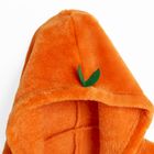 Smiki, Dynia, poncho z kapturem, pomarańczowe