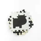 Smiki, kontrastowa mata piankowa, zwierzęta, 9 elementów