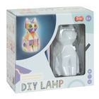 Smiki, Kot, lampka do dekorowania, zestaw z farbkami