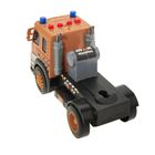 Smiki, laweta z koparką, zestaw pojazdów, światło i dźwięk