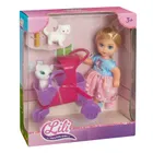Smiki, Lili, mała lalka z kotkami, zestaw z akcesoriami