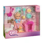 Smiki, Lili, mała lalka z psami, zestaw z akcesoriami