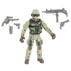 Smiki, Military base, żołnierz z łodzią, figurka z akcesoriami