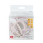 Smiki, Very Bunny, Silikonowe kule, gryzak, zabawka niemowlęca, różowo-beżowa