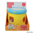 Smily Play, 2w1, świecący bębenek, sorter, 4 klocki