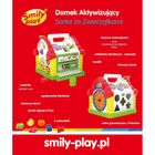 Smily Play, grający domek z sorterem, zabawka interaktywna