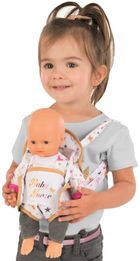 Smoby, Baby Nurse, nosidełko dla lalek z regulowanymi szelkami