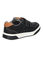 Sneakersy chłopięce, czarne, skórzana wkładka, American Club