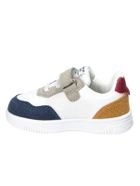 Sneakersy chłopięce, granatowe, skórzana wkładka, American Club