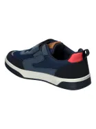 Sneakersy chłopięce, niebieskie, skórzana wkładka, American Club