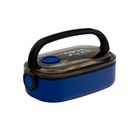 Śniadaniówka Aqua Pure ze sztućcami - blue/black