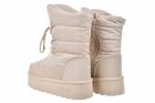 Śniegowce damskie, beżowe, Big Star