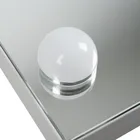 Soulima, lusterko kosmetyczne, LED, 58-46 cm